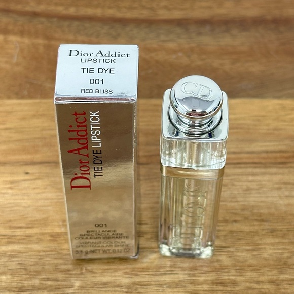 Christian Dior Dior Addict Tye Dye Lipstick #001 Red Bliss NEW - Picture 2 of 4